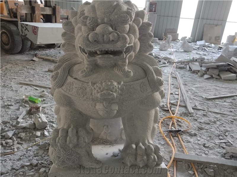 Landscape Guardian Lion Statues Garden Sculpture