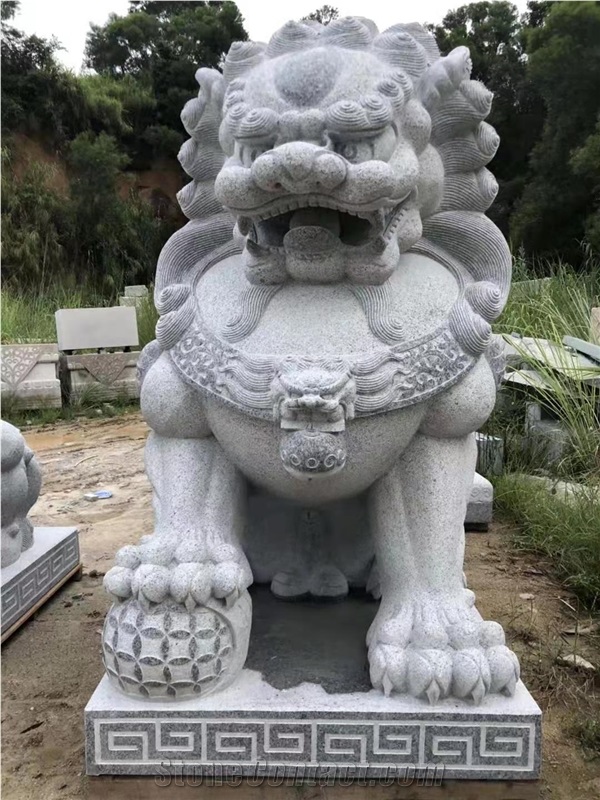 Shishi Srone Sculpture Garden Lion Guardian