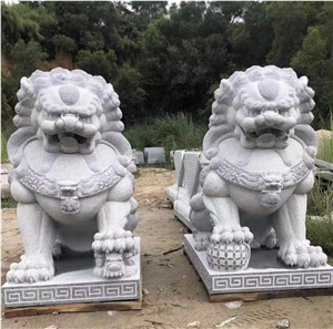 Shishi Srone Sculpture Garden Lion Guardian