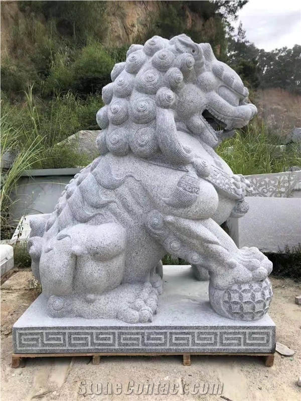 Shishi Srone Sculpture Garden Lion Guardian