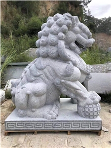 Shishi Srone Sculpture Garden Lion Guardian