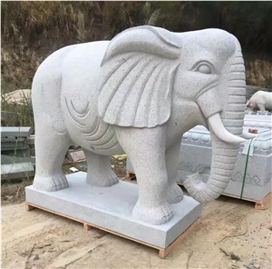 Street Stone Animal Sculpture Simple Style