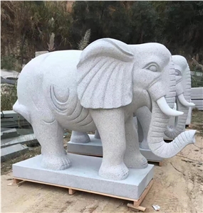 Street Stone Animal Sculpture Simple Style