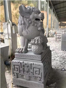 Top Quality Granite Stone Hotel Lions Sculpture