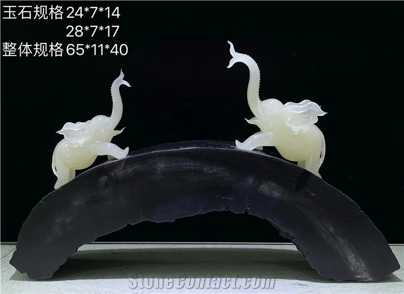 Top Quality White Onyx Handicraft Carving Gifts