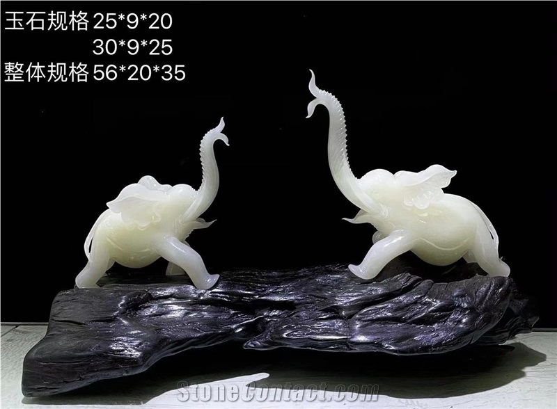 Top Quality White Onyx Handicraft Carving Gifts
