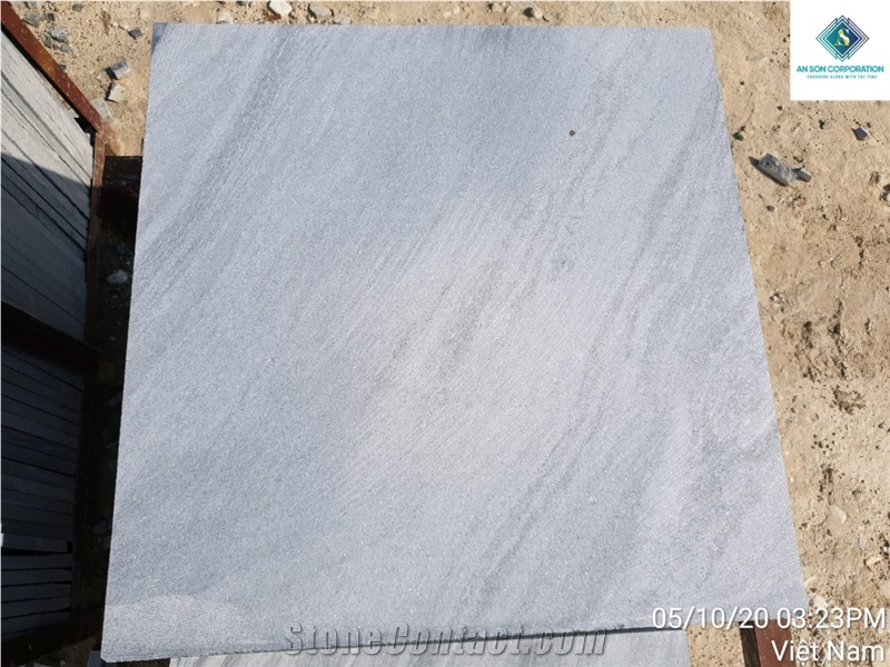 Sandblasted Grey Marble for Swimming Pools