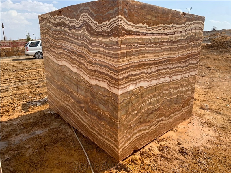 Turkish Onyx, Turkey Brown Onyx Block
