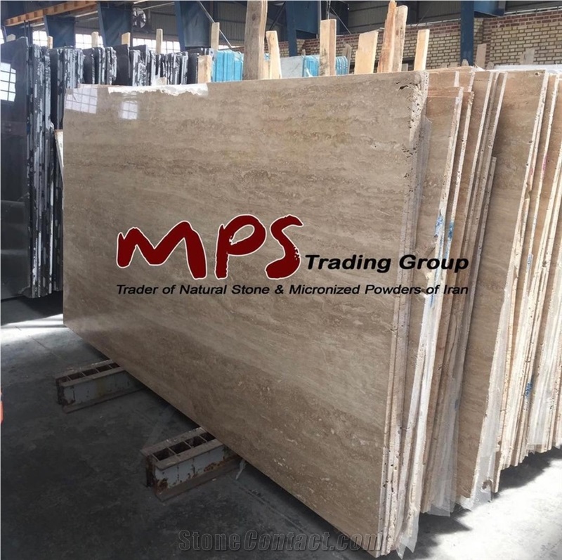 Beige Travertine Blocks