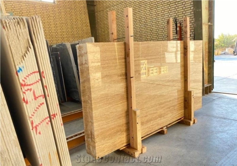 Beige Travertine Blocks