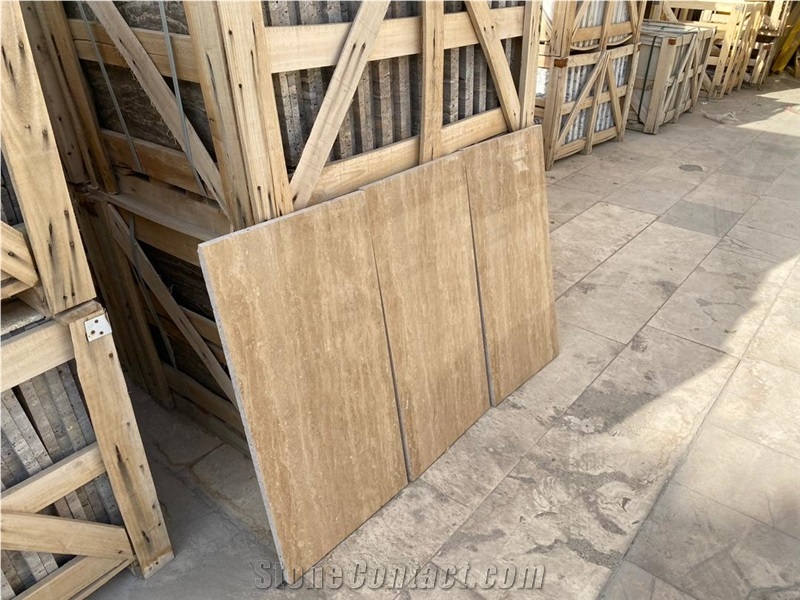 Beige Travertine Blocks