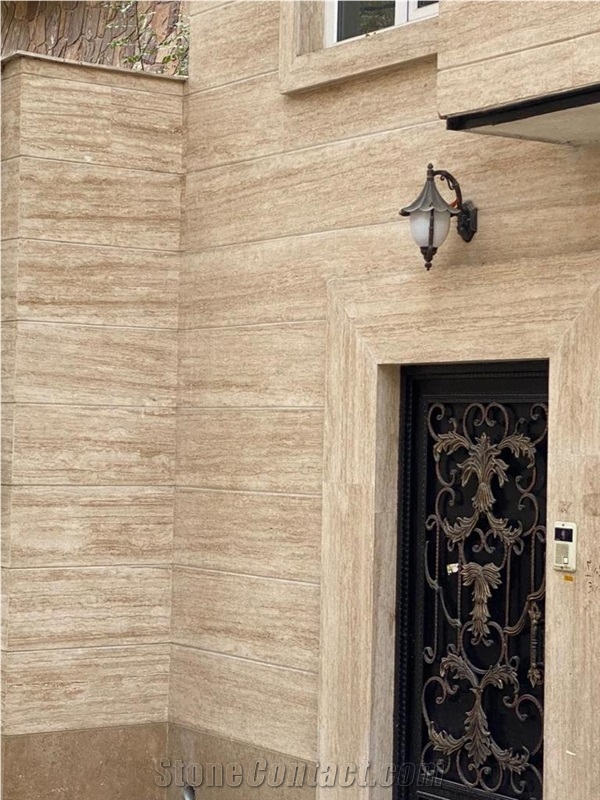 Beige Travertine Blocks