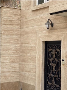 Beige Travertine Blocks