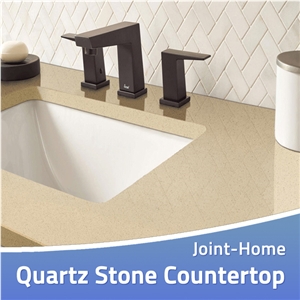 Crystal Beige Starlight Starfish Quartz Countertop
