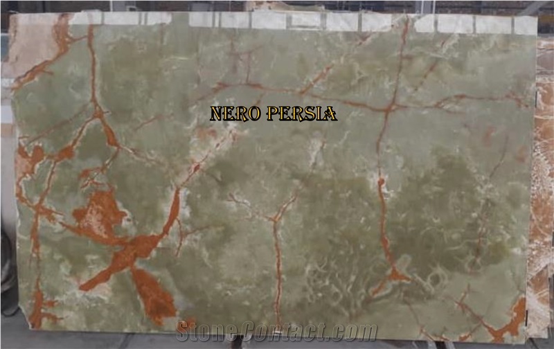 Dark Green Iranian Onyx Slabs