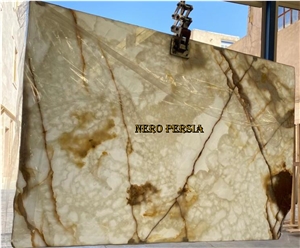 Iran White Onyx Slabs Iran White Onyx Slabs