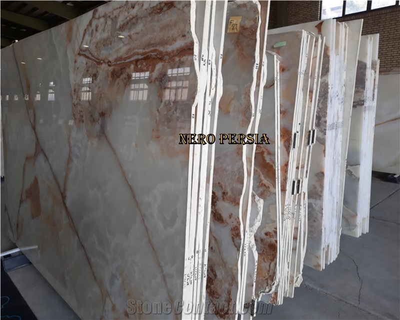 Iran White Onyx Slabs
