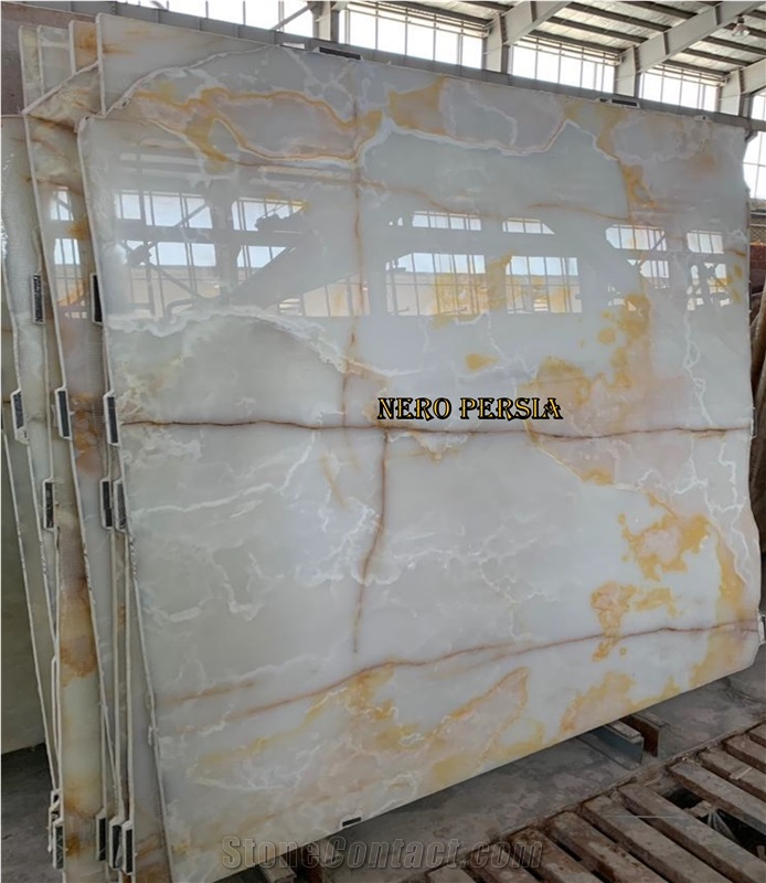 Iran White Onyx Slabs