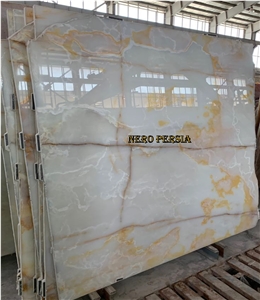 Iran White Onyx Slabs