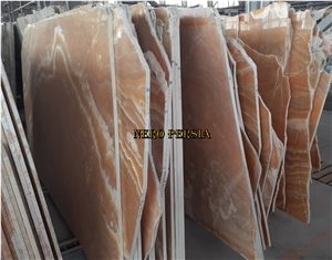Orange Iranian Onyx- Persian Orange Onyx Slabs