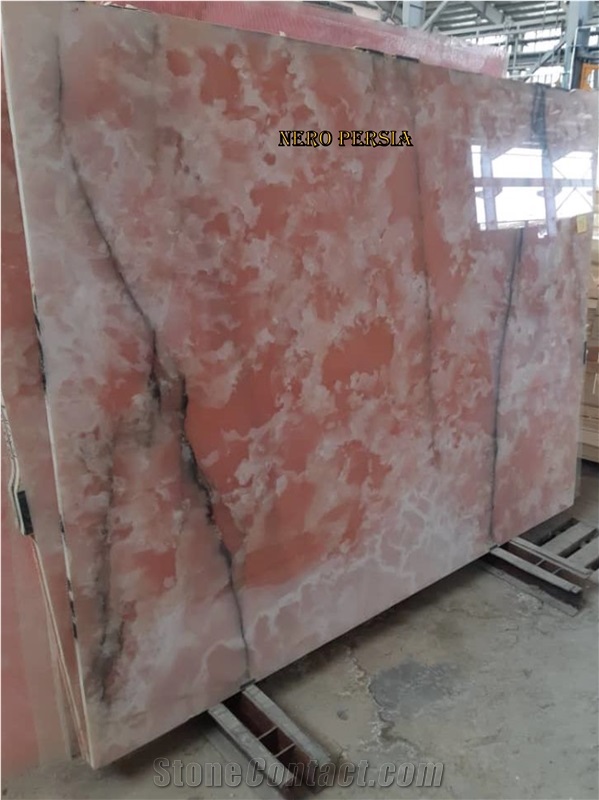 Pink Onyx Slabs