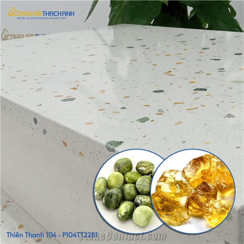 Quartz Slabs - Quartz for Countertops - P104tt22b1