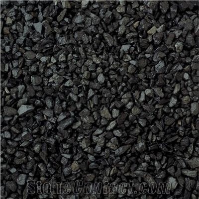 Crushed Stone Black Chip Stone for Landscaping