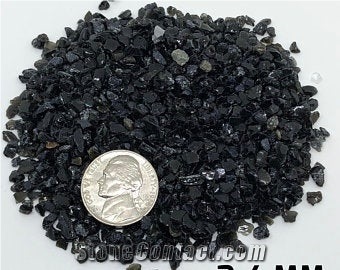 Crushed Stone Black Chip Stone for Landscaping