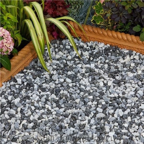 Crushed Stone Black Chip Stone for Landscaping