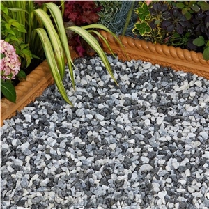 Crushed Stone Black Chip Stone for Landscaping