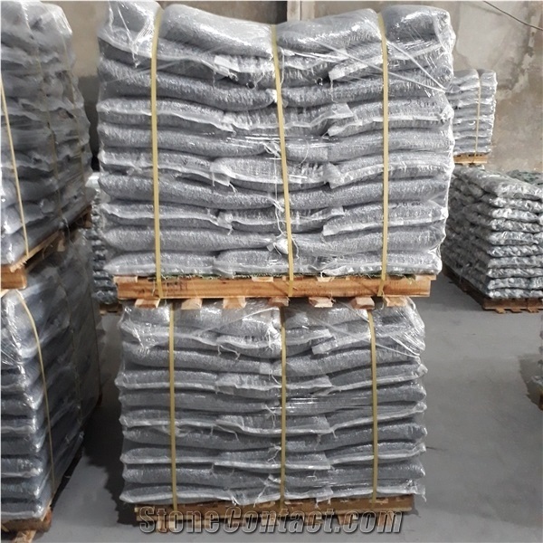 Crushed Stone Black Chip Stone for Landscaping