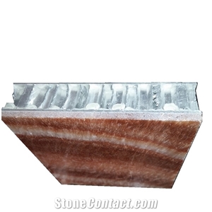 China Supplier Yellow Marble Aluminum Honeycomb Panel 10mm