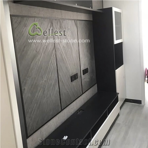 Thin Stone Slate Wall Veneer for High End Wall Cladding
