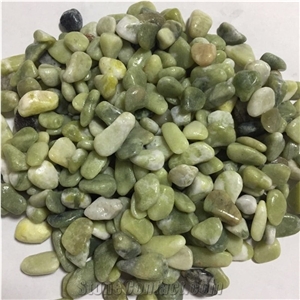 Green Crushed Stone,Landscape Decoration,River Stone
