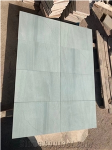 Honed Green Sandstone Wall Cladding,Exterior Garden Paving