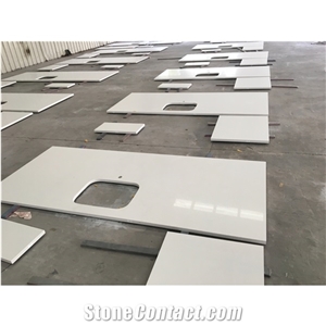 Pure White Artificial Quartz Surface Stone Slab Price