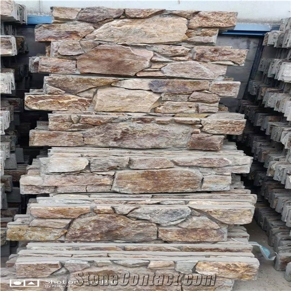 Tiger Skin Rusty Cement Wall Cladding,Exterior Ledge Tiles