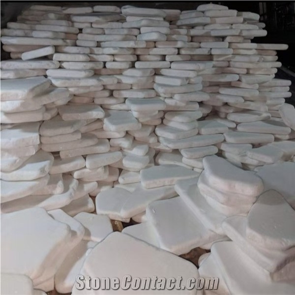 White Quartzite Crazy Paver,Loose Stone,Interior Wall