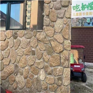 Yellow Landscaping Stone,Garden Retaining Walls