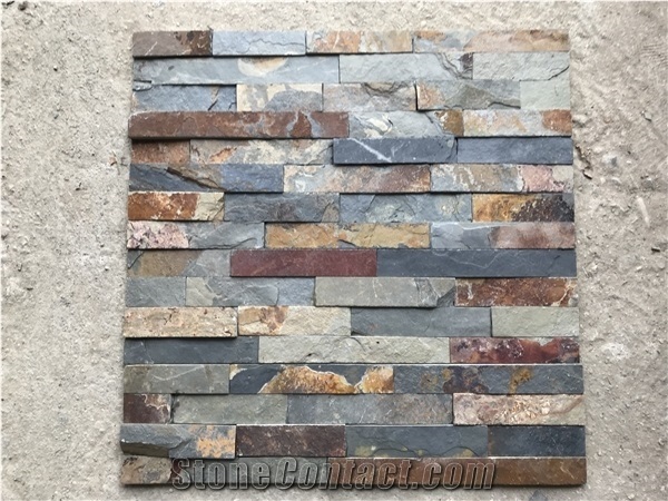 2023 Split Slate Ledge Culture Stacked Stone Veneer