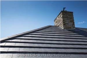 Natural Black Roofing Slate Tiles Scale Roof