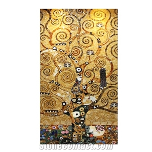 All Kinds Colors Of Money Trees Glass Mosaic Art