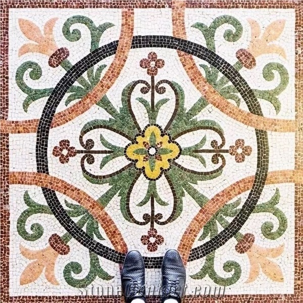 Glass Medallion for the Earth"S Core Flowers