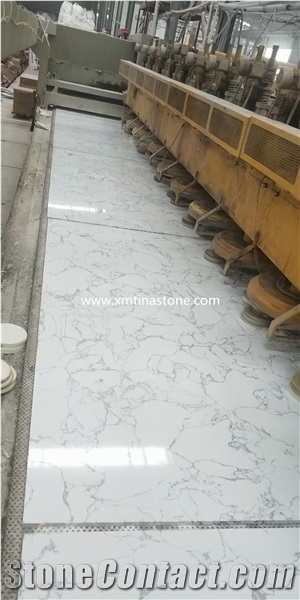 Calacatta White 3d Artificial Stone Slabs