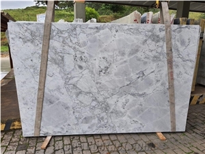 Super White Marble Slabs, Brazil White Marble