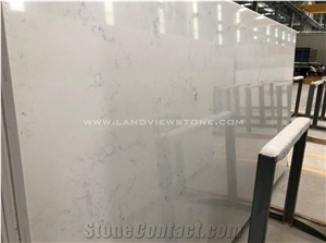 Marquina Quartz Black Calacatta Quartz for Kitchen Countertop