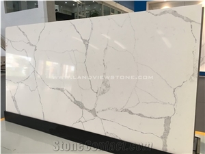 Marquina Quartz Black Calacatta Quartz for Kitchen Countertop