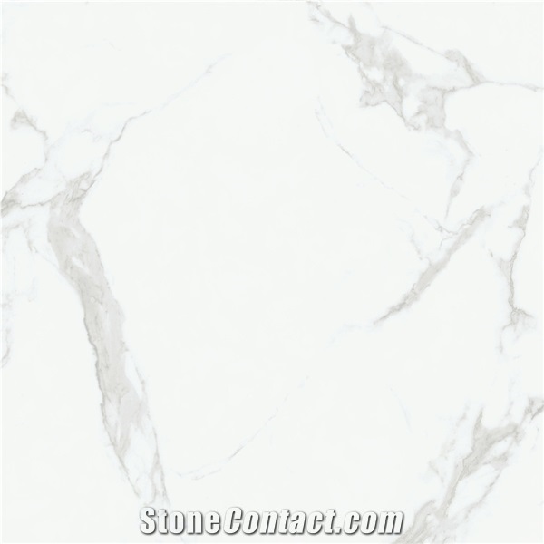 Calacatta Oro Marble Look Ceramic Glossy Kitchen Tiles