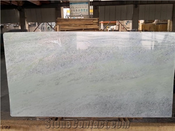 Blue Sea Jade Marble Luxury Slab Exhibit Walling Household