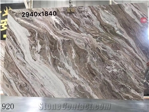 India Fantasy Brown Marble Slabs